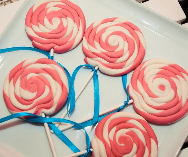 Tasty holiday lollipops — Stock Photo, Image