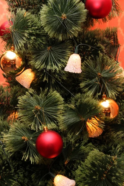 Jedle strom dekorace — Stockfoto
