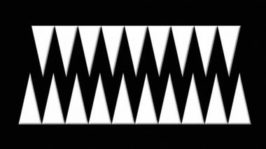 Canavar karikatür çene closeup - stop motion animasyon