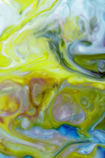 Colorante de alimentos sobre la leche fondo abstracto — Foto de Stock