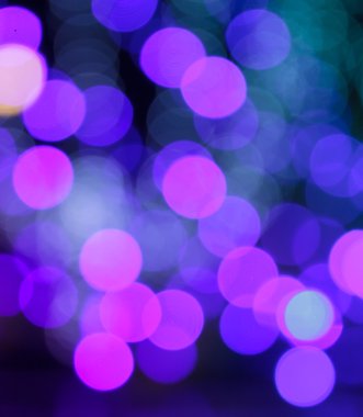 Arkaplan olarak soyut noel ışıkları