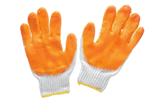 Work gloves isolated on white background with clipping path. — Stock Photo, Image