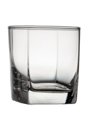 Kırpma yolu ile beyaz arka plan üzerinde izole cam .