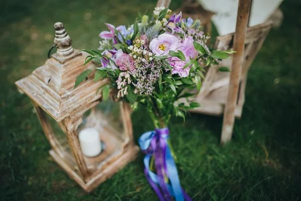 Piękny bukiet ślubny — Zdjęcie stockowe