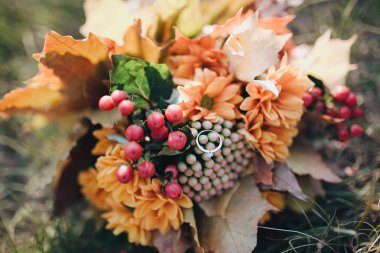 Sonbahar buket halka