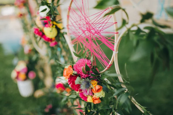 Decoración de la boda de flores y vegetación —  Fotos de Stock