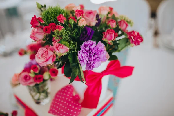 Wedding Decor with Flowers — Stock Photo, Image