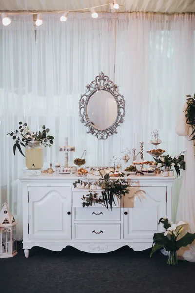 Hochzeit. Candy Bar. — Stockfoto