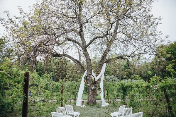 Area upacara pernikahan dekat — Stok Foto