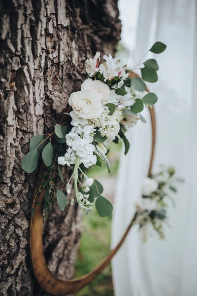 Área da cerimônia de casamento — Fotografia de Stock