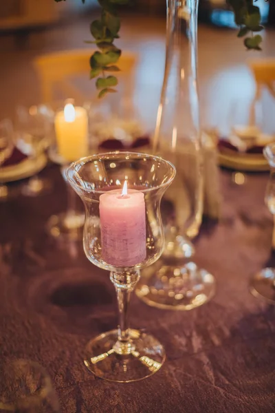 Mesas para festa de casamento — Fotografia de Stock