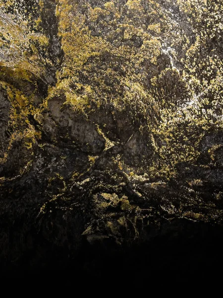 Золоті Люмінесцентні Мікроби Печерах Півночі Сьєрра Невади Каліфорнія — стокове фото