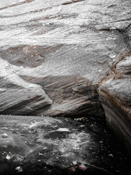 Senhösten Färger Och Texturer Zion Canyon Sydvästra Utah — Stockfoto