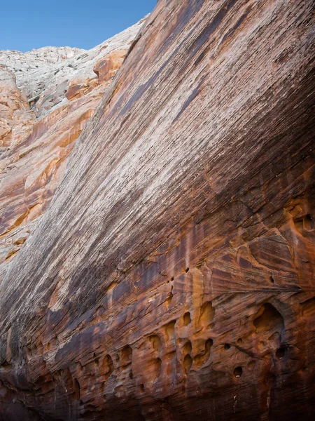 Extrañas Texturas Geológicas Colores Vívidos Del Gran Lavado Finales Otoño — Foto de Stock