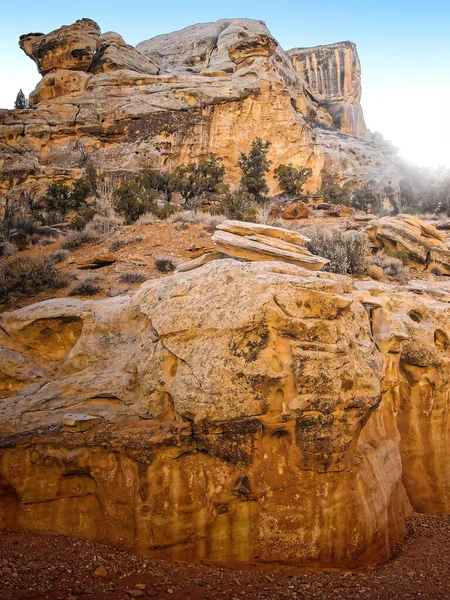 Tonalità Texture Ultraterrene Del Grande Lavaggio Nel Tardo Autunno Capitol — Foto Stock