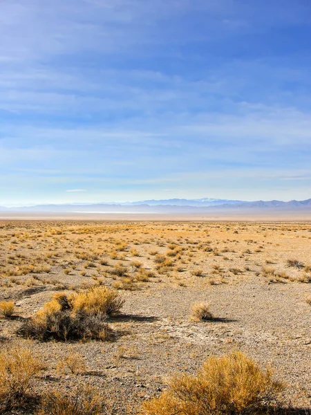 Étendue Déserte Grand Bassin Montagnes Lointaines Ouest Lointain Nevada — Photo