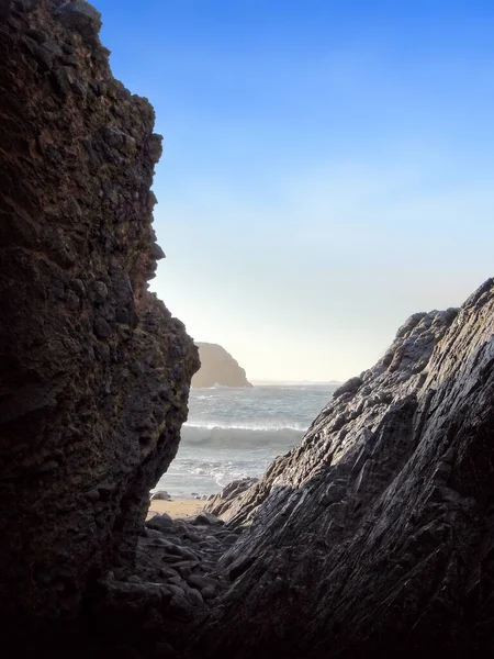 Koude Kleurrijke December Ochtend Point Reyes Californië Pacific Kust — Stockfoto