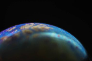 Gezegenlerin renkleri uzay küresinin soyut sabun fonlarını etkiler