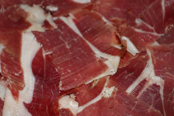 Delicioso Jamón Cerdo Ibérico Bellota España Sabor Olor —  Fotos de Stock