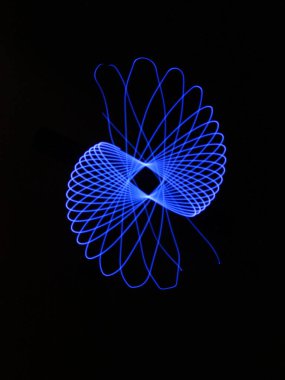 Işık soyut formlar simetrik yuvarlak renkler