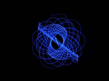 Işık soyut formlar simetrik yuvarlak renkler