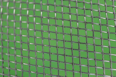 Soyut metal mutfak süzgecinin güzel makro fotoğrafı