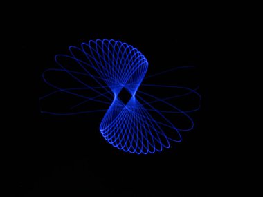 Işık soyut formlar simetrik yuvarlak renkler