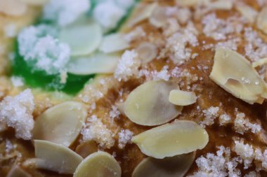 Lezzetli kremalı çikolata tipik İspanya Noel 'i