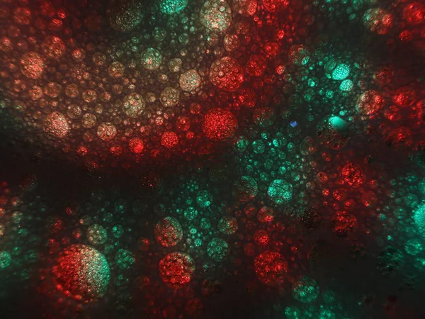 추상적으로 색으로 보이는 뒷배경 바이러스 — 스톡 사진