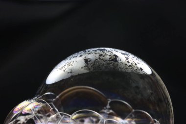 Güzel yapay gezegen sabunu. Farklı ender bulunan muhteşem galaksi.