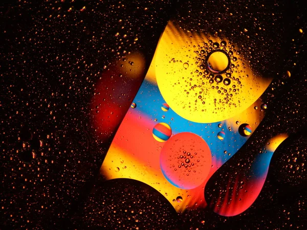 Diferentes Bolhas Abstratas Esferas Coloridas Raros Fluidos Espetaculares — Fotografia de Stock