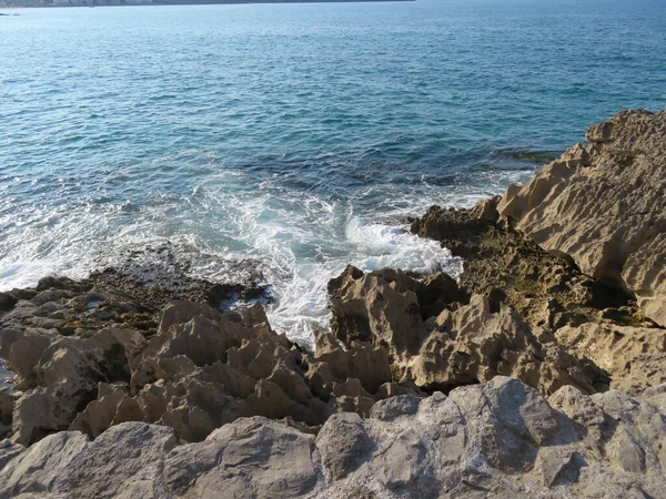 Schöner Strand Sand Wasser Sonne Frische Luft Brise — Stockfoto