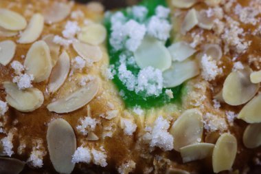 Lezzetli kremalı çikolata tipik İspanya Noel 'i