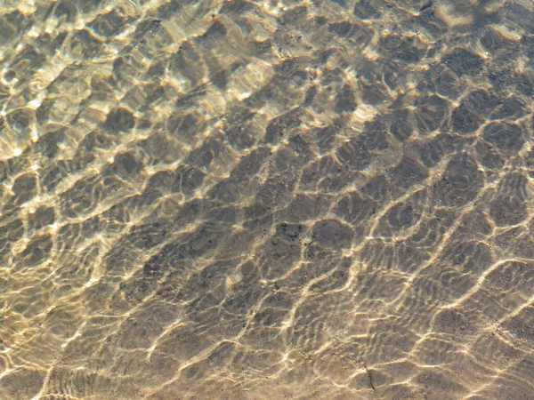 抽象的水反射使透明的背景明亮 — 图库照片