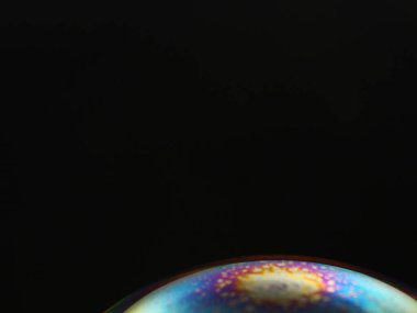 Gezegenlerin renkleri uzay küresinin soyut sabun fonlarını etkiler