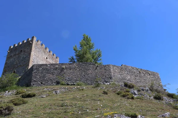 Beau Château Forteresse Vieux Remparts Pierre Résistant — Photo