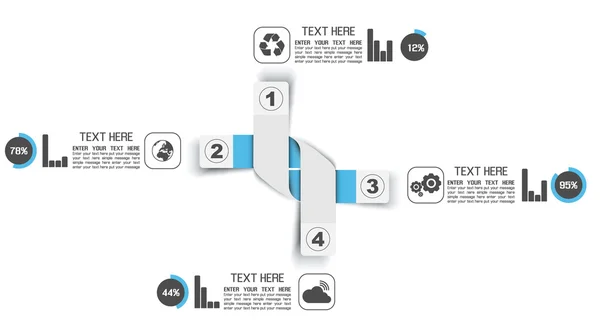 ตัวเลือกของ STIKER TEMPLATE NUMBER BANNERS HORIZONTAL CUTOUT LINES CROSS BLUE — ภาพเวกเตอร์สต็อก