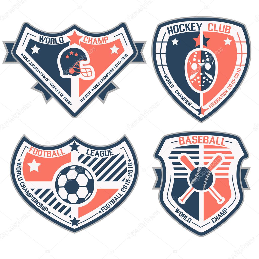 SPORT SHIELD AND EMBLEMS