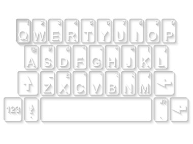 Klavye Qwerty düz