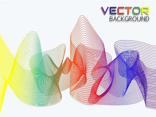 REAINBOW RIBBON EFFECT 10 — Stock Vector