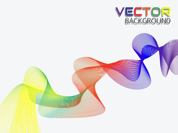 EFECTO RIBBONO DE LA RAINBOW 20 — Vector de stock