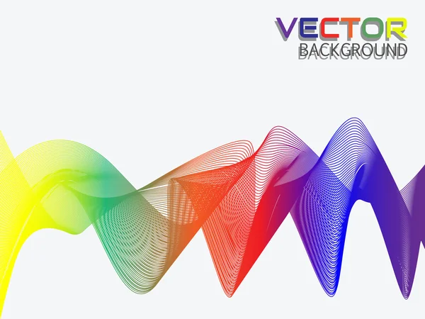 RAINBOW RIBBON EFFECT 24 — Stock Vector