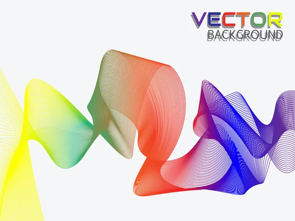 EFECTO RIBBONO DE LA RAINBOW 29 — Vector de stock