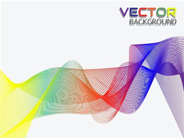 RAINBOW RIBBON EFFECT 32 — Stock Vector