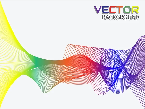 EFECTO RIBBONO DE LA RAINBOW 33 — Vector de stock