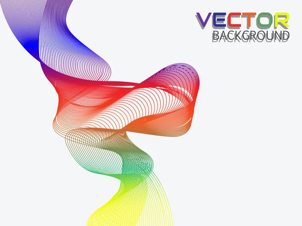 RAINBOW RIBBON EFFECT 37 — Stock Vector