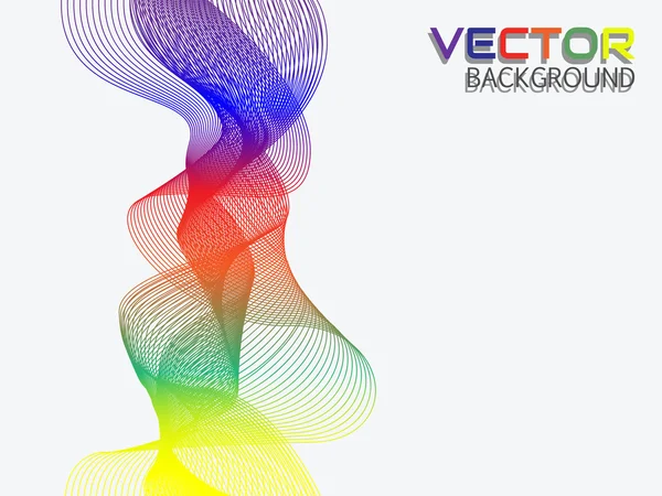 RAINBOW RIBBON EFFECT 38 — Stock Vector