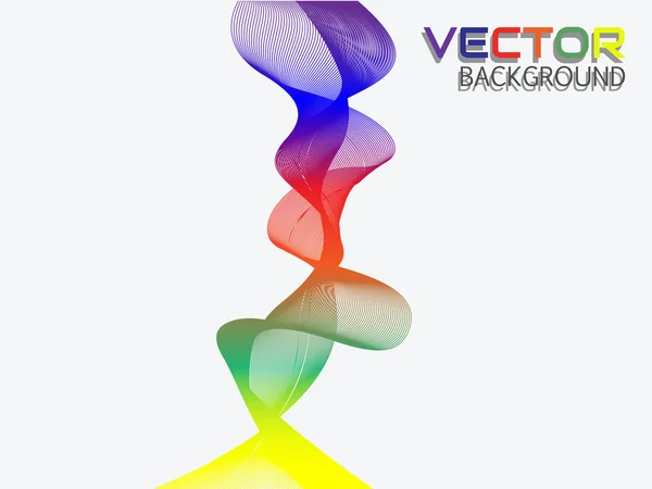 RAINBOW RIBBON EFFECT 44 — Stock Vector