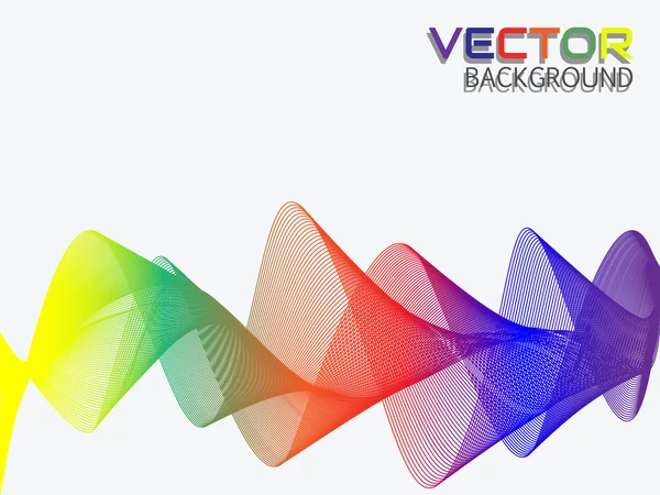 RAINBOW RIBBON EFFET 45 — Image vectorielle