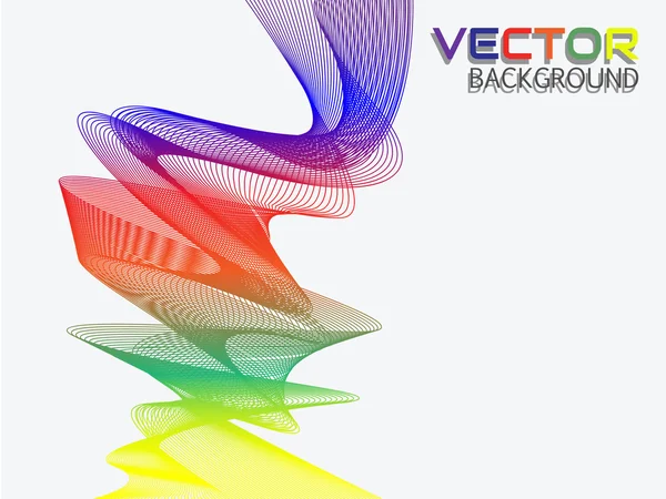 RAINBOW RIBBON EFFECT 46 — Stock Vector